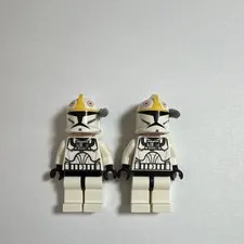 LEGO Star Wars Phase 1 Clone Pilot Minifigure sw0191 7676 Lot of 2