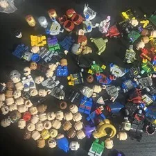 Lego superhero Minifigure Parts Lot