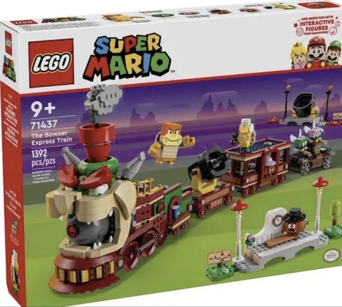 LEGO Super Mario: The Bowser Express Train (71437) 100% Comp Set W/ Instructions