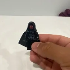 LEGO Star Wars Darth Maul Minifigure w/ Black Hood & Black Cape