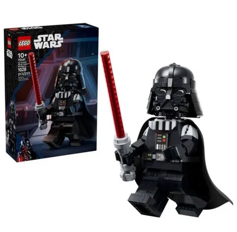 Just Released LEGO Star Wars Up-Scaled Darth Vader Minifigure 75461 New In Box !