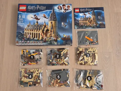 LEGO Harry Potter Hogwarts Great Hall 75954 878pcs Complete Set