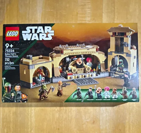 LEGO Star Wars 75326 Boba Fett's Throne Room 732 pcs 9+ Complete Set Box