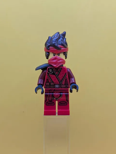 Kai njo0680 The Island, Mask and Hair with Bandana Ninjago Lego Minifigure