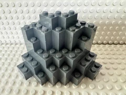 LEGO Rock Panel 8 x 8 x 6 Medium Symmetric (MURP) 23996