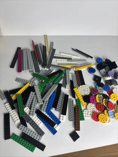 LEGO BASE PLATES Mixed Bulk Lot Organized Assorted Colors