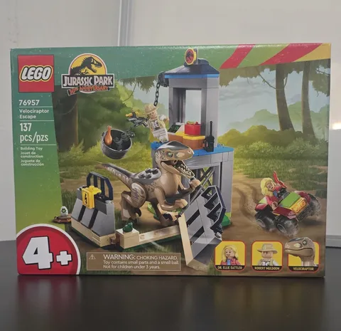 NEW LEGO Jurassic Park Velociraptor Escape 76957 137 pcs Age 4+ Box