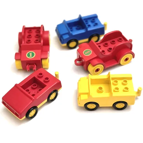 LEGO DUPLO Vehicle Lot 5 Cars Trucks Vintage Preschool Replacement Parts Bundle