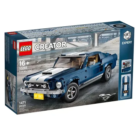 New LEGO Creator Expert Ford Mustang 10265 Building Set - Exclusive 1471 PCs