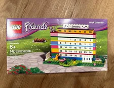 LEGO Friends Brick Calendar 4106? Complete Set 140 pcs 2013 Ages 6+ Box