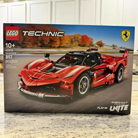 LEGO Technic Ferrari FXX K 42212 Set 897 Pieces Ages 10+ Cars Vehicles