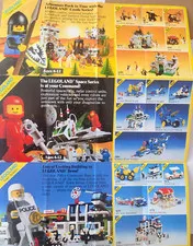 LEGO 1986 US Catalog Mini Flyer m86us vintage Space Pirates Town City Catalogue