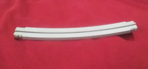 LEGO 2677 Monorail Track Ramp lower Part Light Gray 1 pc Vintage Genuine Used