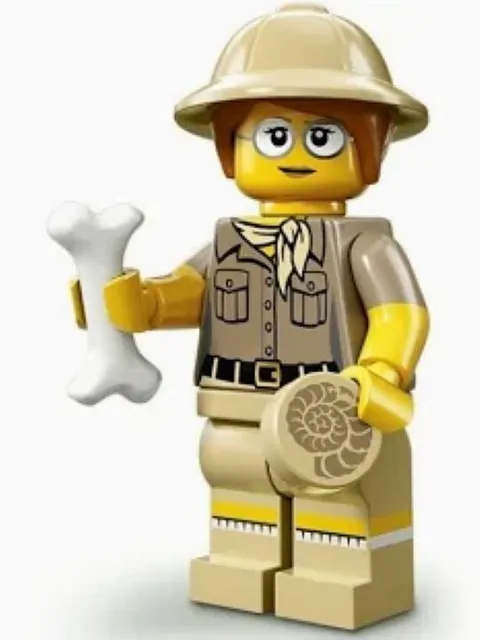 LEGO Paleontologist Minifigure Series 13 CMF 71008 Brand New Sealed Pack