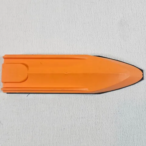 LEGO City Power Boat Hull 4x4 Orange Dark Gray 21 Graphic 60085 Hull Only