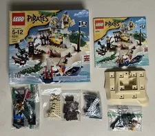 LEGO Pirates: Loot Island (6241), Complete, Includes Manual, Minifigs, & Box