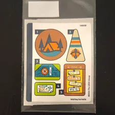 LEGO Sticker Sheet Friends Set 42622 Adventure Camp Archery Range (1)