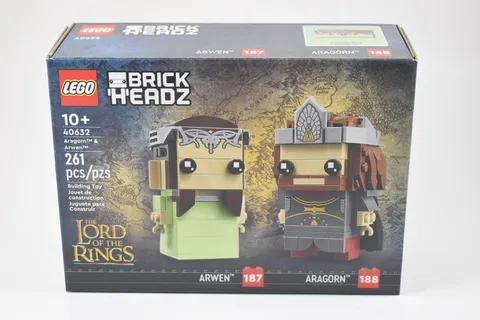 LEGO Brickheadz LOTR 40632 Aragorn & Arwen 2022 Sealed Set