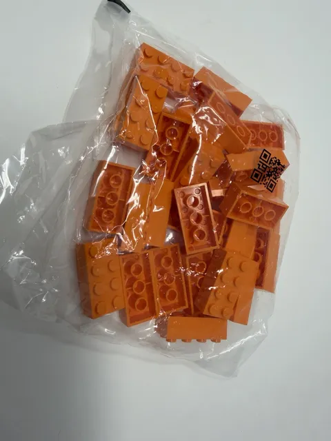 LEGO 3001 New Orange 2x4 Bricks Parts Factory Sealed Lot Of 20