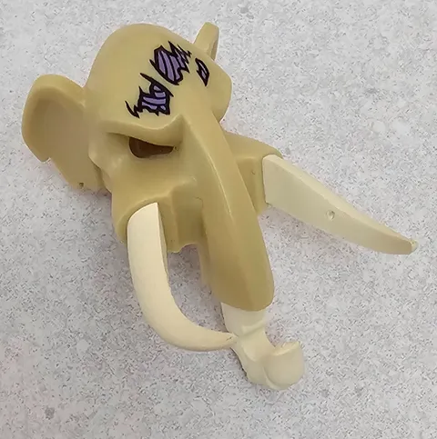 LEGO Headgear Mask Mammoth Rubber Trunk & Tusks Minifigure