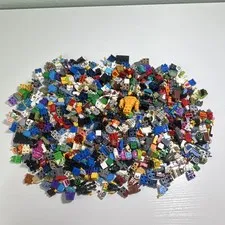 LEGO Minifigure Parts Bulk Lot Heads Torsos Legs and accessories 22.4oz