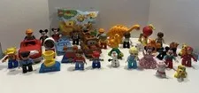 Lego Duplo Lot Of 35 Disney Princess Frozen Animals Cars Mater Finn Dinosaurs