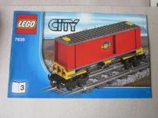 Lego City Building Instructions Instruction 7939-3 Train Container Car