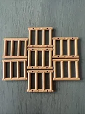 LEGO 62113 Medium Nougat Bar 1 x 4 x 3 Grille with End Protrusions 8 Pieces