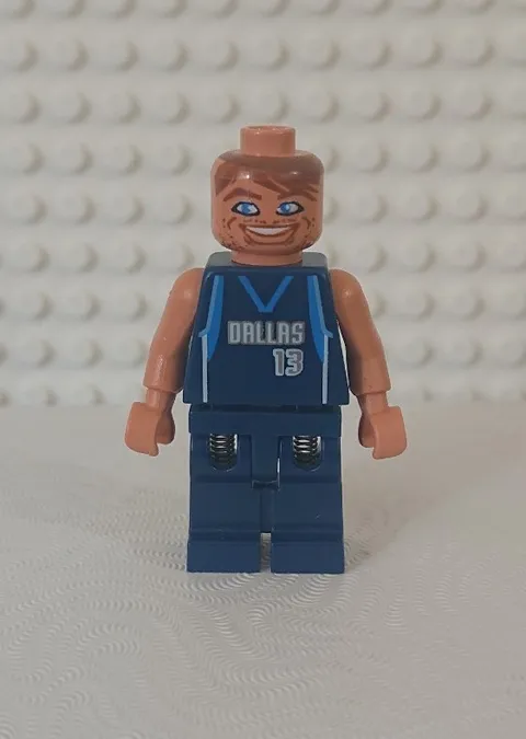 LEGO NBA Basketball - Steve Nash Minifigure (nba018) - Blue Uniform