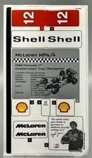 LEGO® Icons 10330 McLaren MP4/4 & Ayrton Senna STICKER SHEET - Brand New