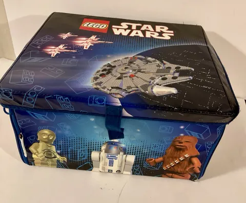 LEGO Star Wars Zip Bin Case Toy Box Playmat Portable Storage Play Mat 14x12x10