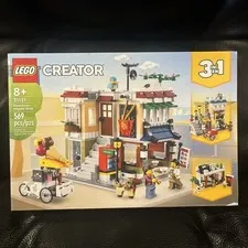 NEW Lego Creator 3 In 1 Downtown Noodle Shop 31131 Original Box retired SEALED