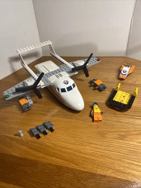 LEGO CITY: Sea Rescue Plane (60164). Incomplete.  One minifigure