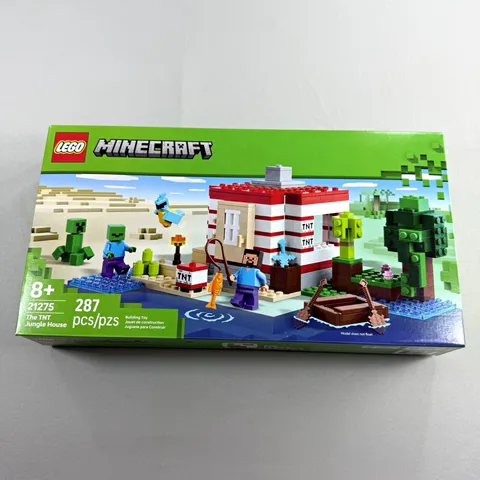 LEGO Minecraft The TNT Jungle House 21275 287 pcs Set Age 8+ Creeper