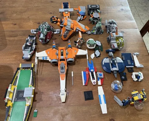 LEGO Mixed Space Star Wars Galaxy Squad Vehicles Incomplete Sets Parts Lot