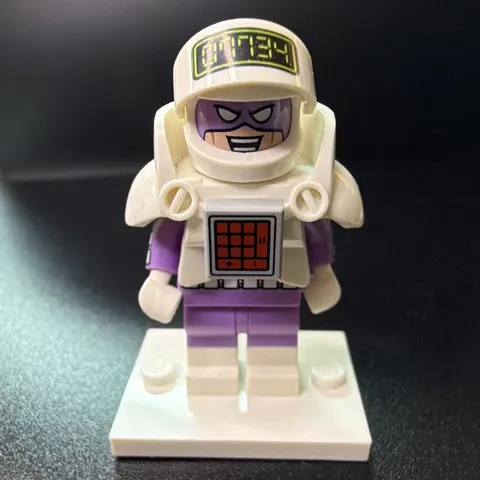 LEGO Batman Movie The Calculator Minifigure w/ Stand Complete 2017