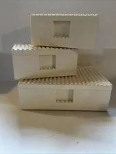 LEGO IKEA BYGGLEK Set of 3 Storage Containers (Used - Great Condition)