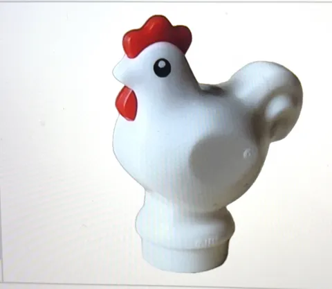 LEGO Minifig WHITE CHICKEN Bird Castle Farm Animal NEW