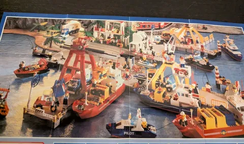 Vintage (1991) LEGO Product CLASSIC TOWN Sets Poster - RARE