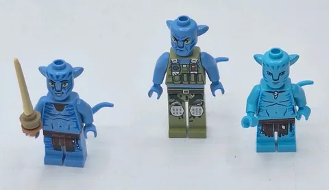Avatar Lego Minifigures Lot Of 3 No Hair