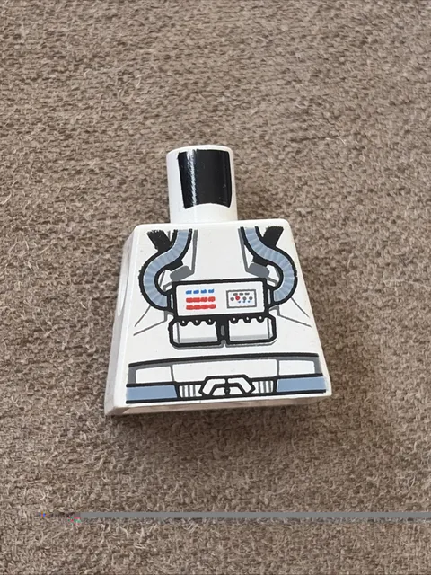 Lego Star Wars Minifigure Torso Clone Trooper Pilot sw0266 Phase 2 White Armor