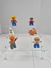 LEGO Duplo Figure Lot Animal Cat Pig Mini Fig Jurassic Park Construction Mixed