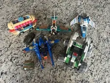 Lego Random Lot Of 5 Incomplete Vehicles Friends Space And More
