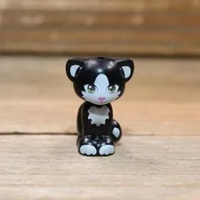 LEGO Black Cat Minifigure Friends Felix / Disney Lucifer White Patches 11602pb01