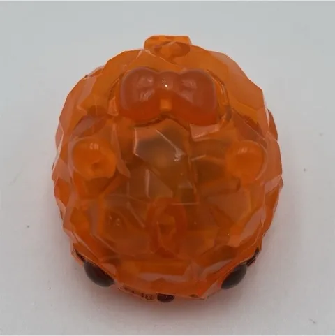LEGO Transparent Trans-Orange Rock Boulder Piece, Orange Plastic (1 Piece)
