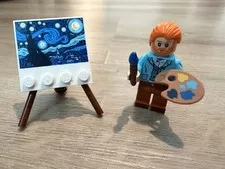 LEGO vincent van gogh Minifigure mini figure doll from a starry night set 21333