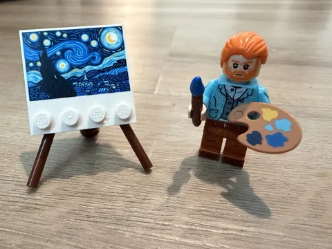 LEGO vincent van gogh Minifigure mini figure doll from a starry night set 21333