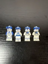 LEGO Star Wars 75345 501st Legion Clone Heavy Trooper Mini Figure Lot Of 4