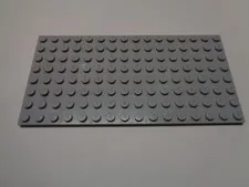 Lego Plate Plate 8 x 16 92438 Light Bluish Gray