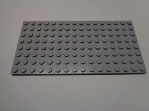 Lego Plate Plate 8 x 16 92438 Light Bluish Gray